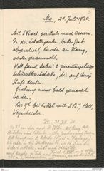 Seite 7, Tagebuch "Schottergrube bei Ossarn (hallstattzeitlich) altbronzez. Gräberfeld (NHMW-PRAE-BBB-19)